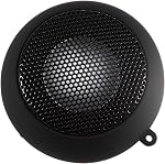 External Speaker, Retractable Mini Portable Plug and Play Clear Travel Speaker with Built-in Battery Suitable for Smart Phone, Computer, Laptop Computer, MP3 Player(Black)