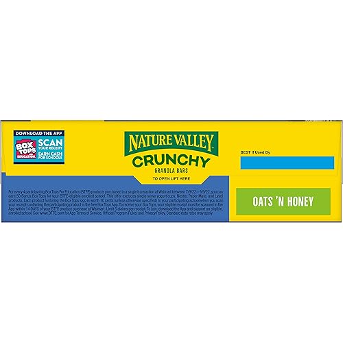 Vista 8 de Nature Valley Barras de granola crujientes, avena y miel, 30 unidades, 22.35 oz (15 bolsas)