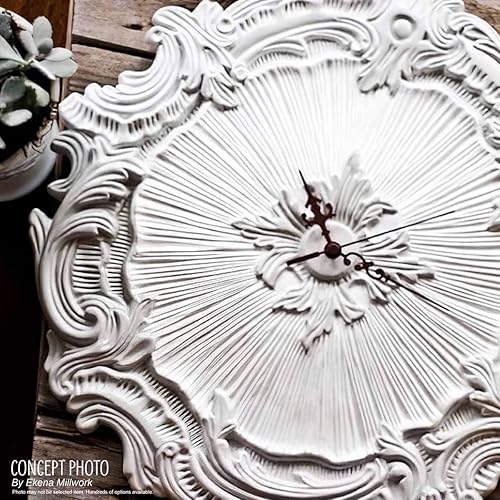 Miniatura 20 de Ekena Millwork CM11LI Medallón de techo Linus, 11 14"OD x 1 18"P 11 14", imprimado en fábrica
