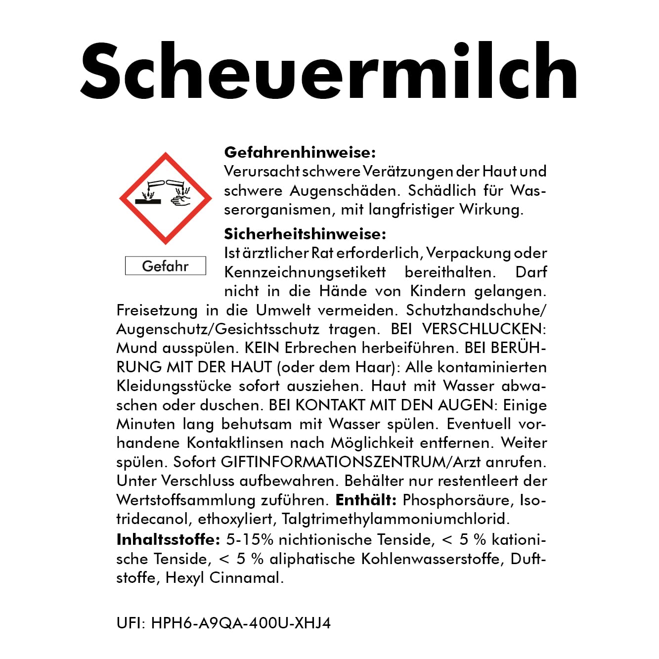 ABACUS® Profi Scheuermilch Set mit Lotus- & Glanzeffekt, für Küche & Bad inkl. Badreiniger Power Konzentrat, Reinigungsmilch, Sanitärpolitur, Keramikpolitur, Edelstahlpolitur – Scheuermilch Set Power