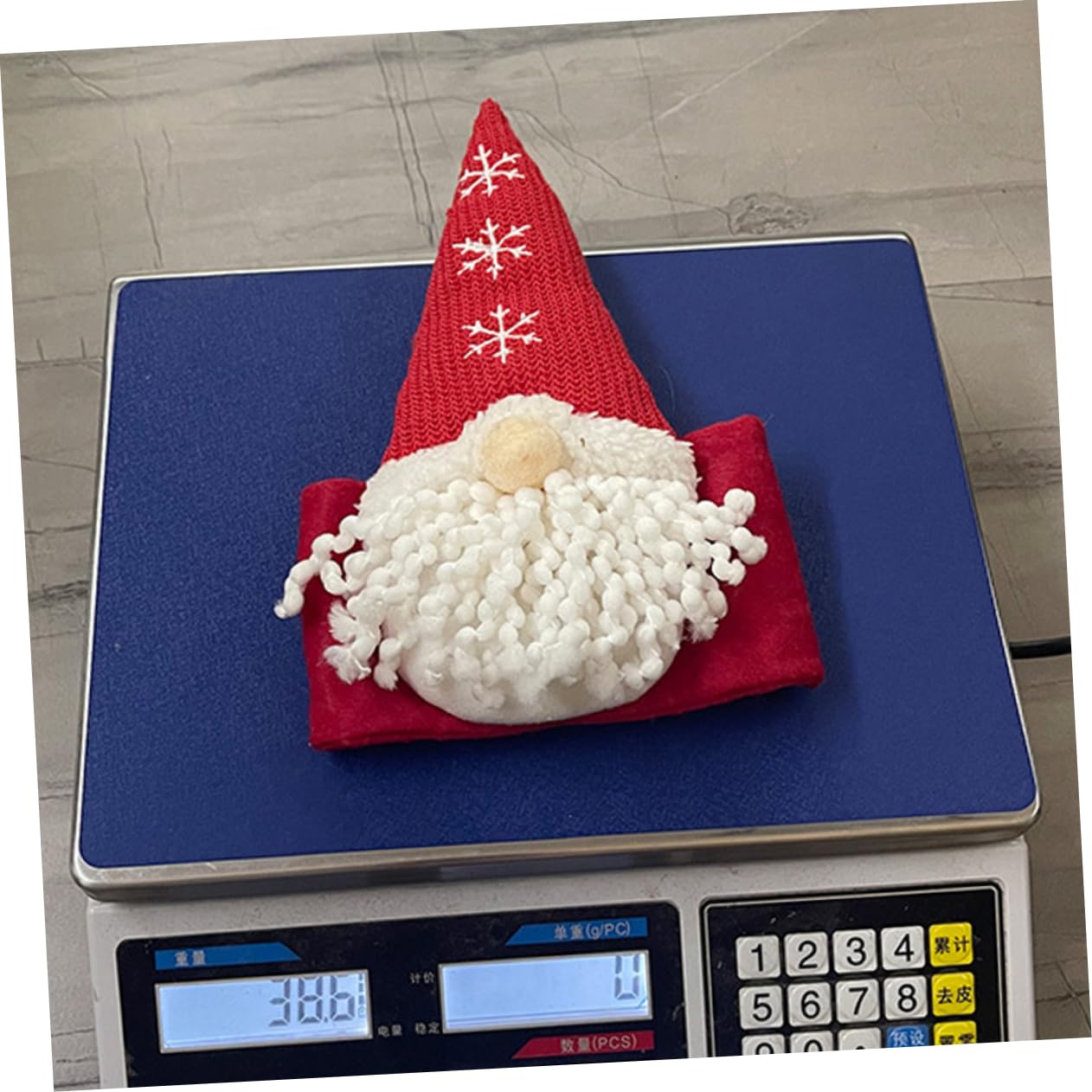 Toyvian 4pezzi Fermatende Natalizi Design GNOME Decorazione Festiva per Finestre Ritenzione Tende Morbido e Affidabile per Casa e Ristoranti