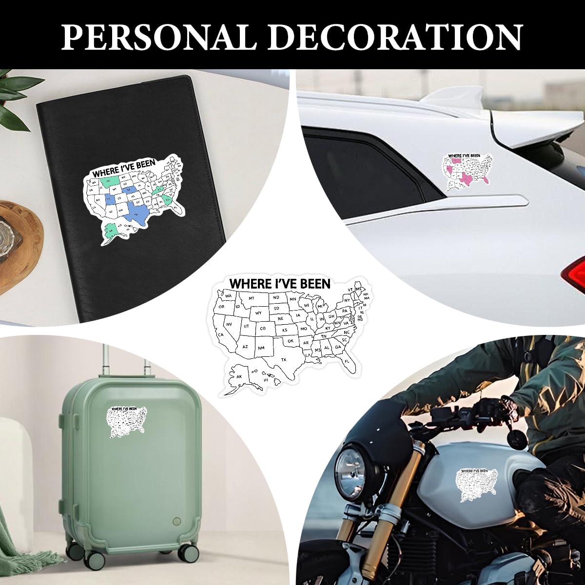 Snapklik Com 3PCS Where Ive Been Map Vinyl Coloring Sticker 5 71oCCGpAecL 