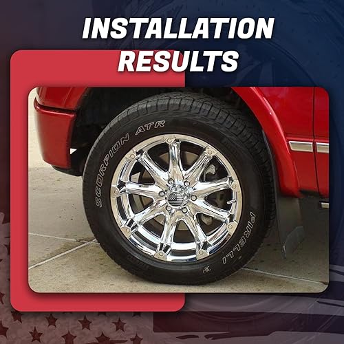 Miniatura 2 de Tapacubos centrales de repuesto para llantas WheelPros KMC # 464K106, juego de 4 unidades, estilo bandera estadounidense