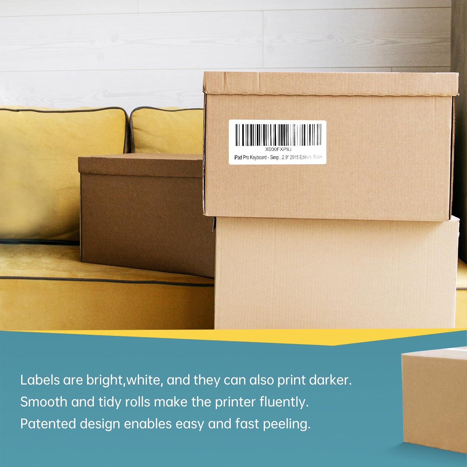 (16 Rolls/8000 Labels) Compatible DYMO 30336 (1" x 2-1/8") Rerurn Address Labels - Compatible with DYMO Labelwriter 450
