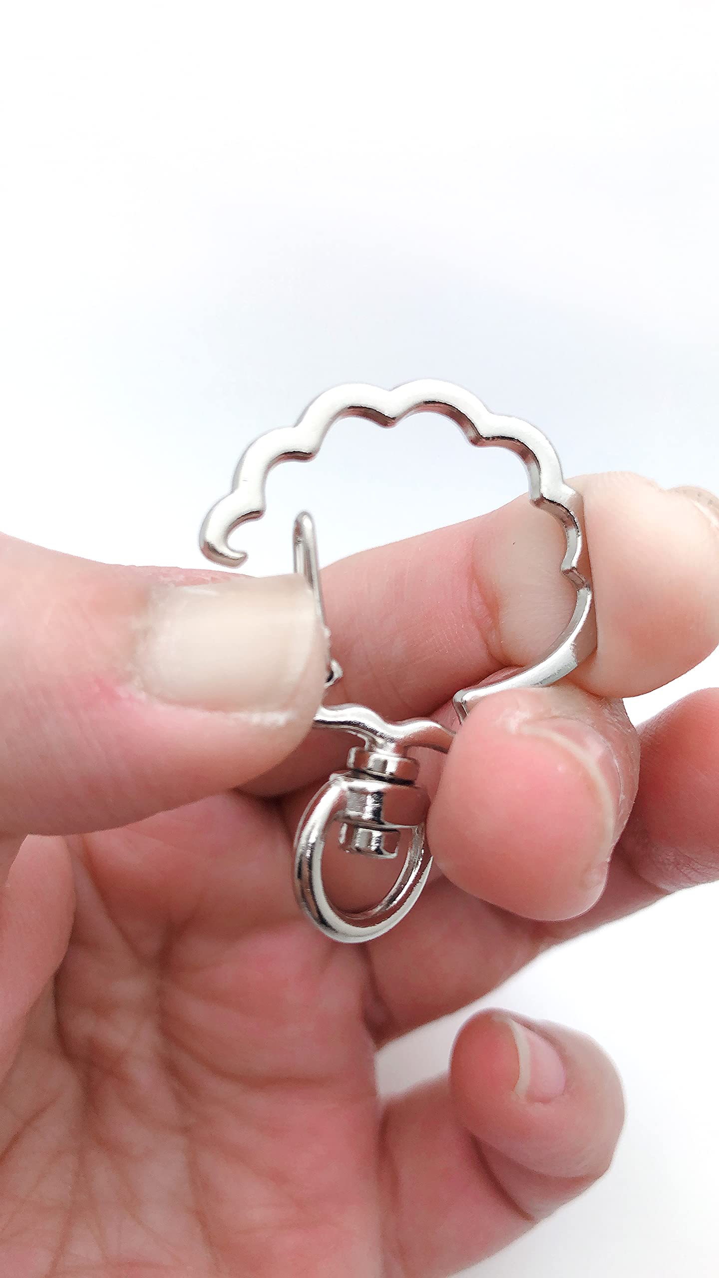 Amazon.com: 50 pcs Metal Dolphin Cat Clam Bunny Spring Snap