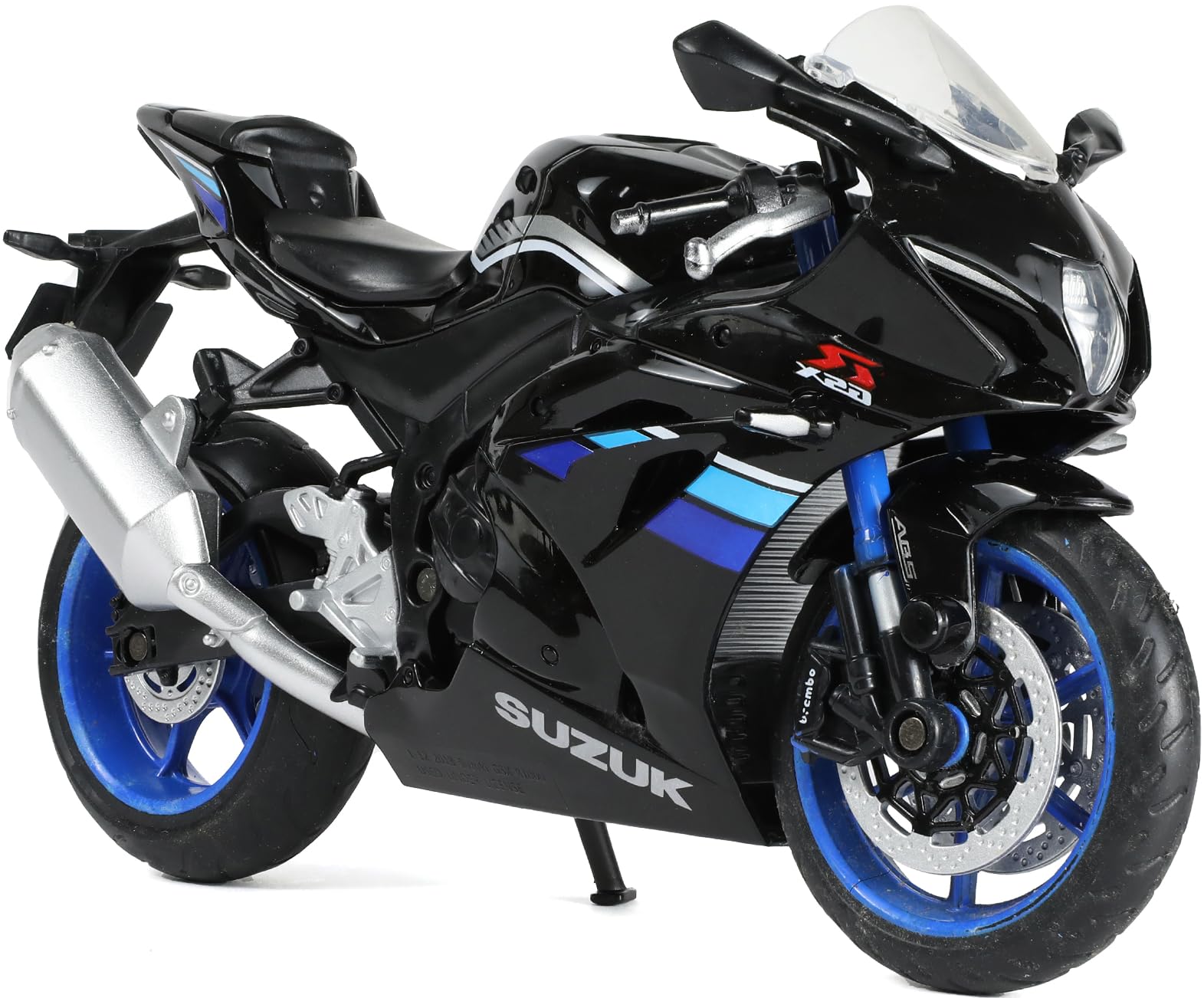 Risopen 1:12 Motorcycle Model Toy for BMW S1000RR Metal Die-cast with Plastic Motorcycle Model No Assembly Required Mini Finished Moto Gift for Adult(White) — view 41