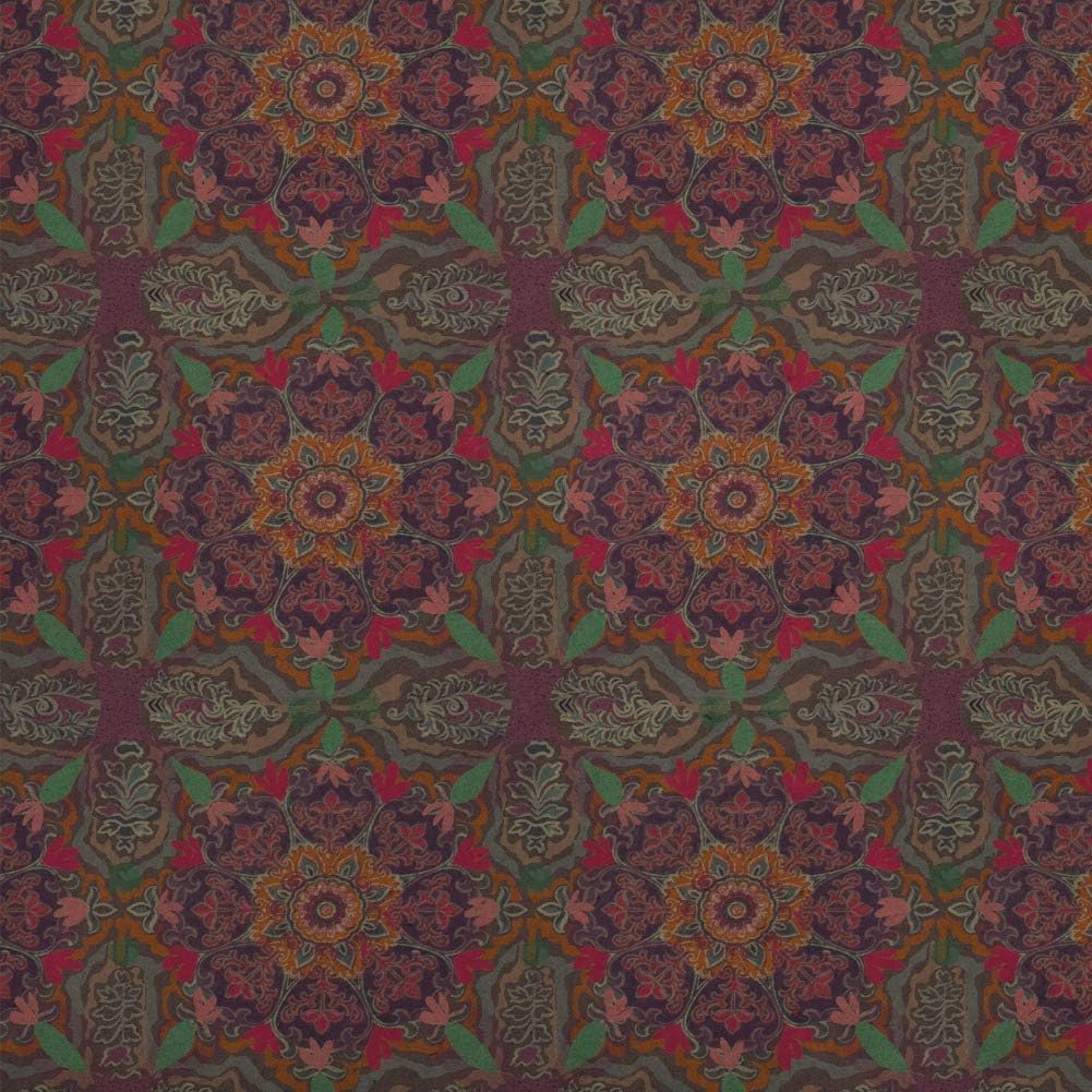 GRAPHICS & MORE Purple Floral Mosaic Pattern Premium Kraft Roll Gift Wrap Wrapping Paper