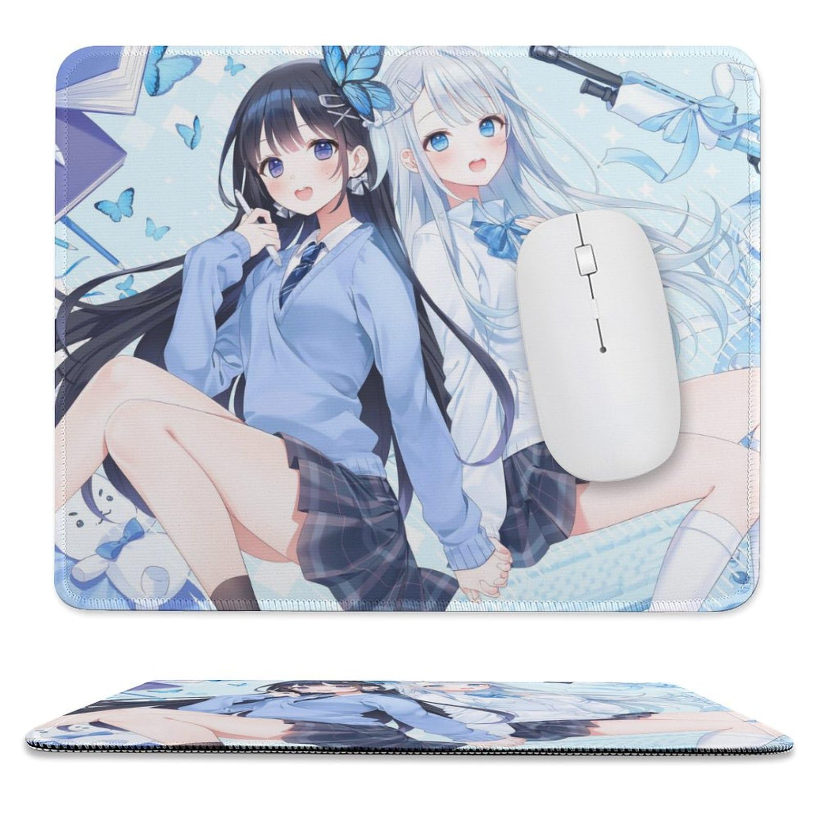 Amazon.co.jp: マウスパッド 蒼彩なび アニメ柄 周辺 萌えグッズ