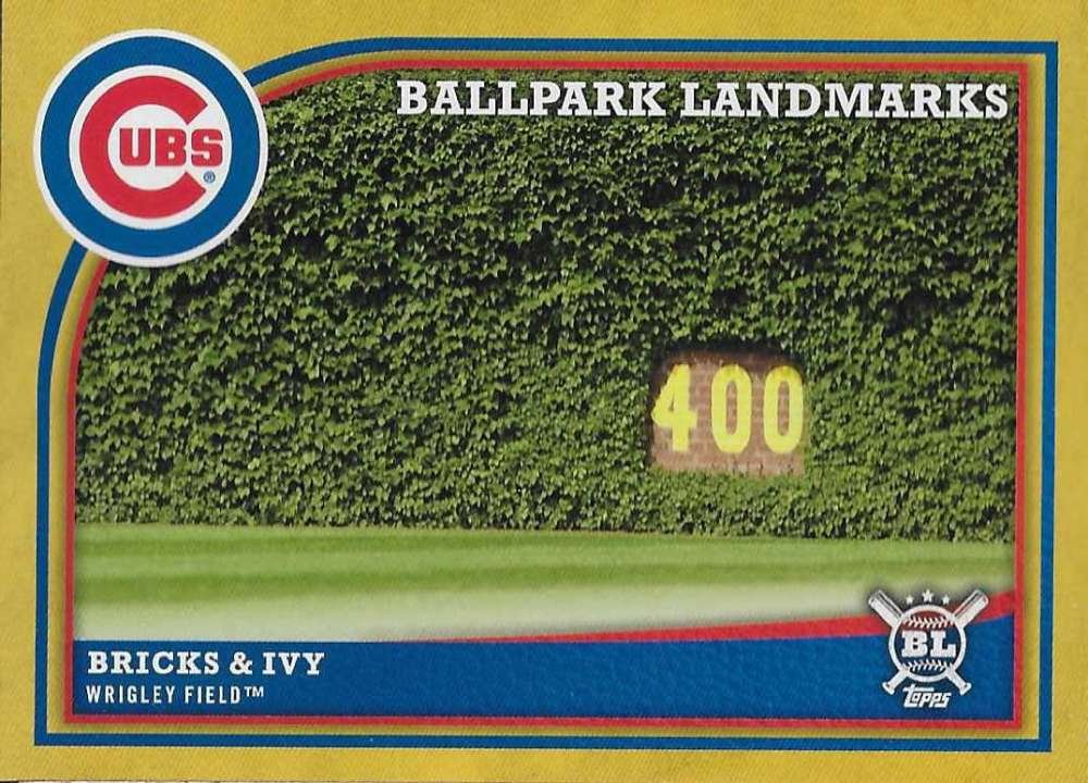 2018 Topps Big League Baseball Gold #351 Bricks Ivy Chicago Cubs MLB Trading Card