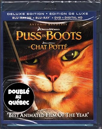 Le Chat Potte English French 2011 Widescreen Double Au Quebec Blu Ray 3d Blu Ray Cover Bilingue Amazon Ca Antonio Banderas Manuel Tadros Francois Godin Nathalie Coupal Chris Miller Movies Tv Shows