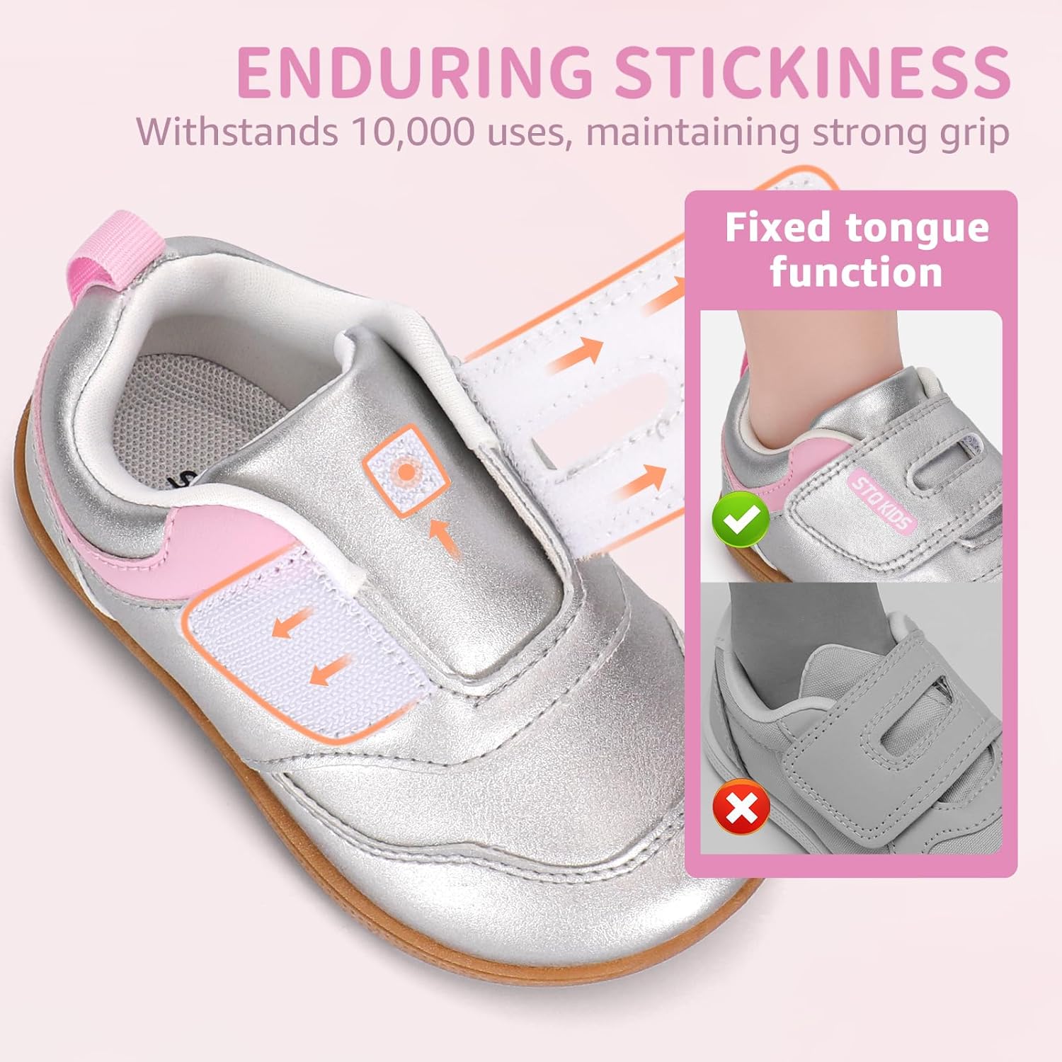 Toddler Wide Toe Box Shoes Barefoot Sneakers Girls Boys Zero Drop First Walking Running Tennis Grounding Shoes - Image 5