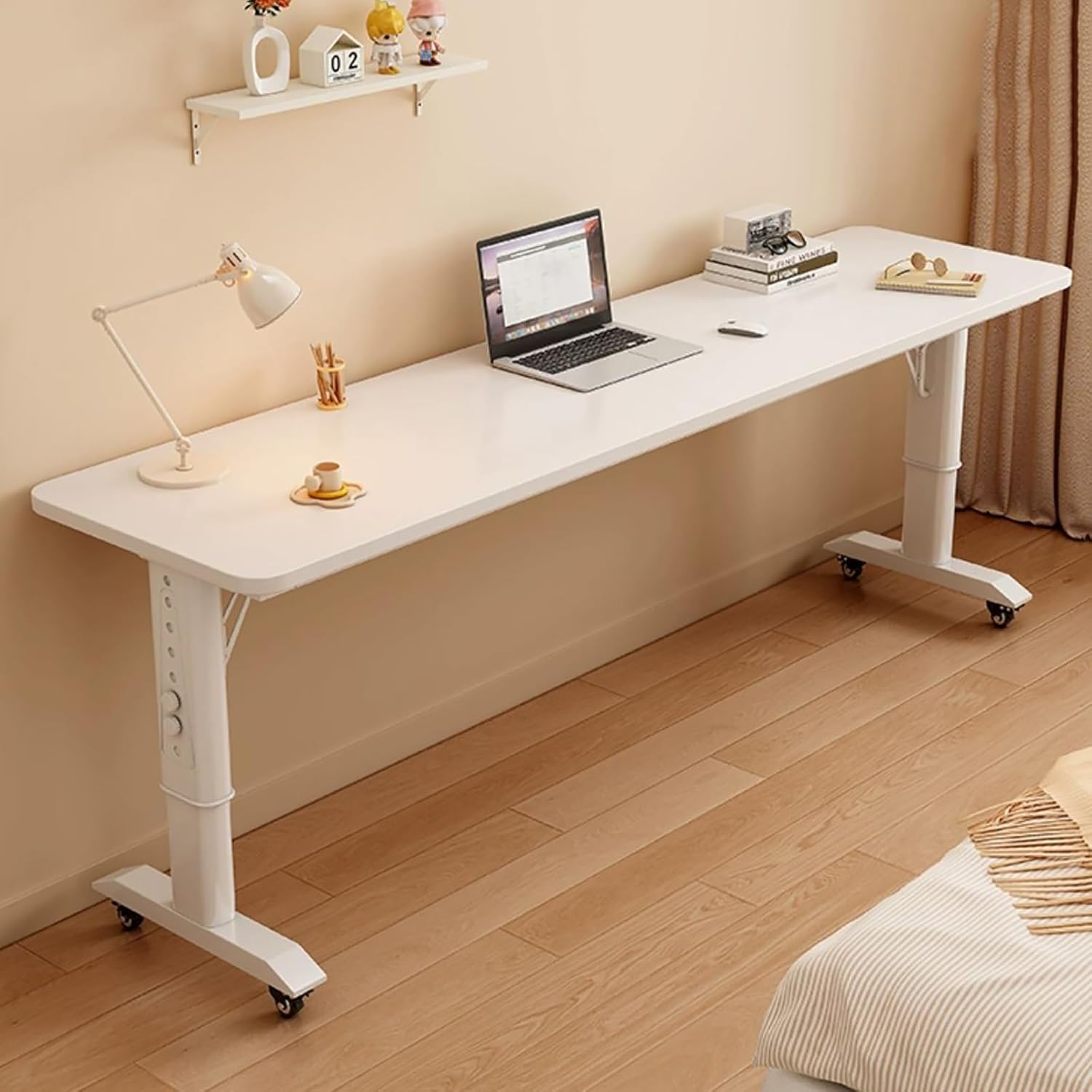 CHAANG Over The Bed,Table with Wheels,Over Bed Table