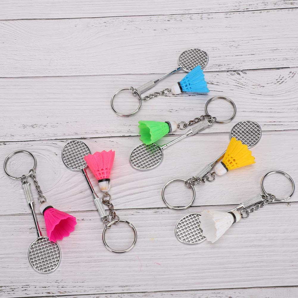 Denash Sturdy Keychains, Portable Plastic Metal Keychain, for Families Friends