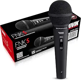 MICROFONE COM FIO PROFISSIONAL FNK-5