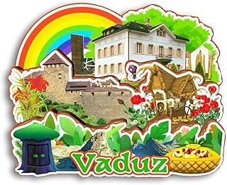 Kühlschrankmagnet für Vaduz Liechtenstein Kühlschrankmagnet Stadt Reise Souvenirs Touristische Geschenke 3D Klassische Denkmäler Handgemachte Handwerk Wohnkultur -2498