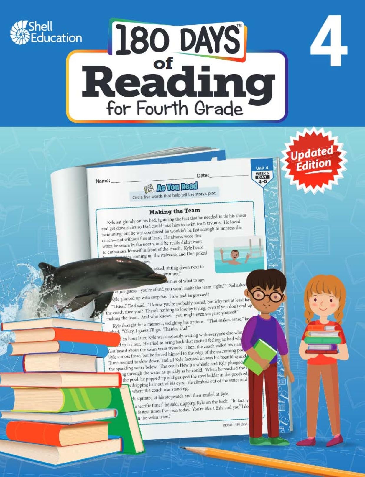 180 Days™: Reading for Fourth Grade, 2nd Edition: Practice, Assess, Diagnose (180 Days of Practice)