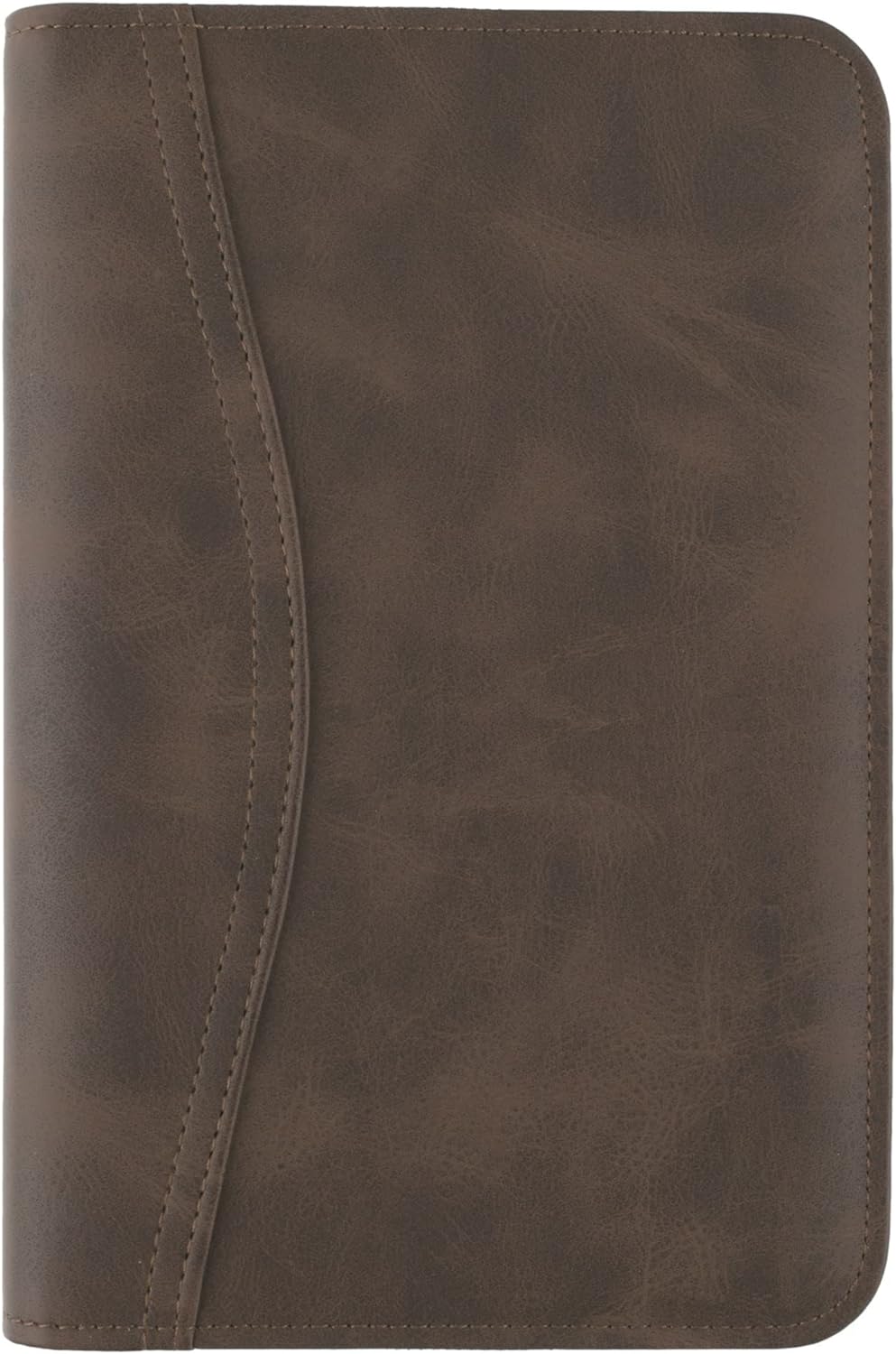 AT-A-GLANCE Simulated Leather Undated Starter Set, 43184 DAY-TIMER, Desk Size, Distressed Brown (031-0140-04)