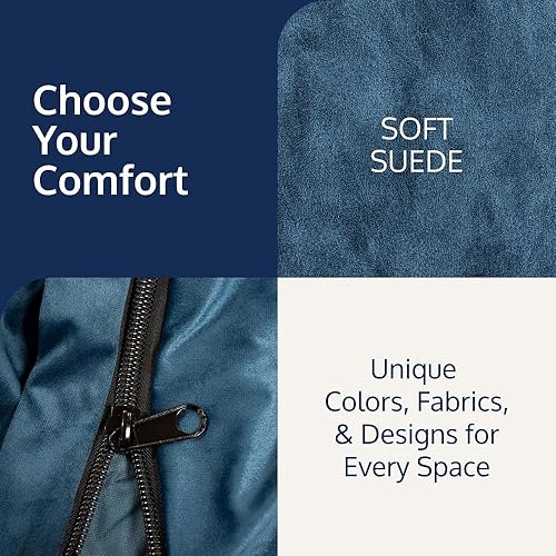 Miniatura 48 de ULTIMATE SACK Sillón tipo puf de 3 pies, puf de gran tamaño para adultos, cómodo sillón tipo puf, sofá tipo puf para tumbarse, sofá tipo puf para