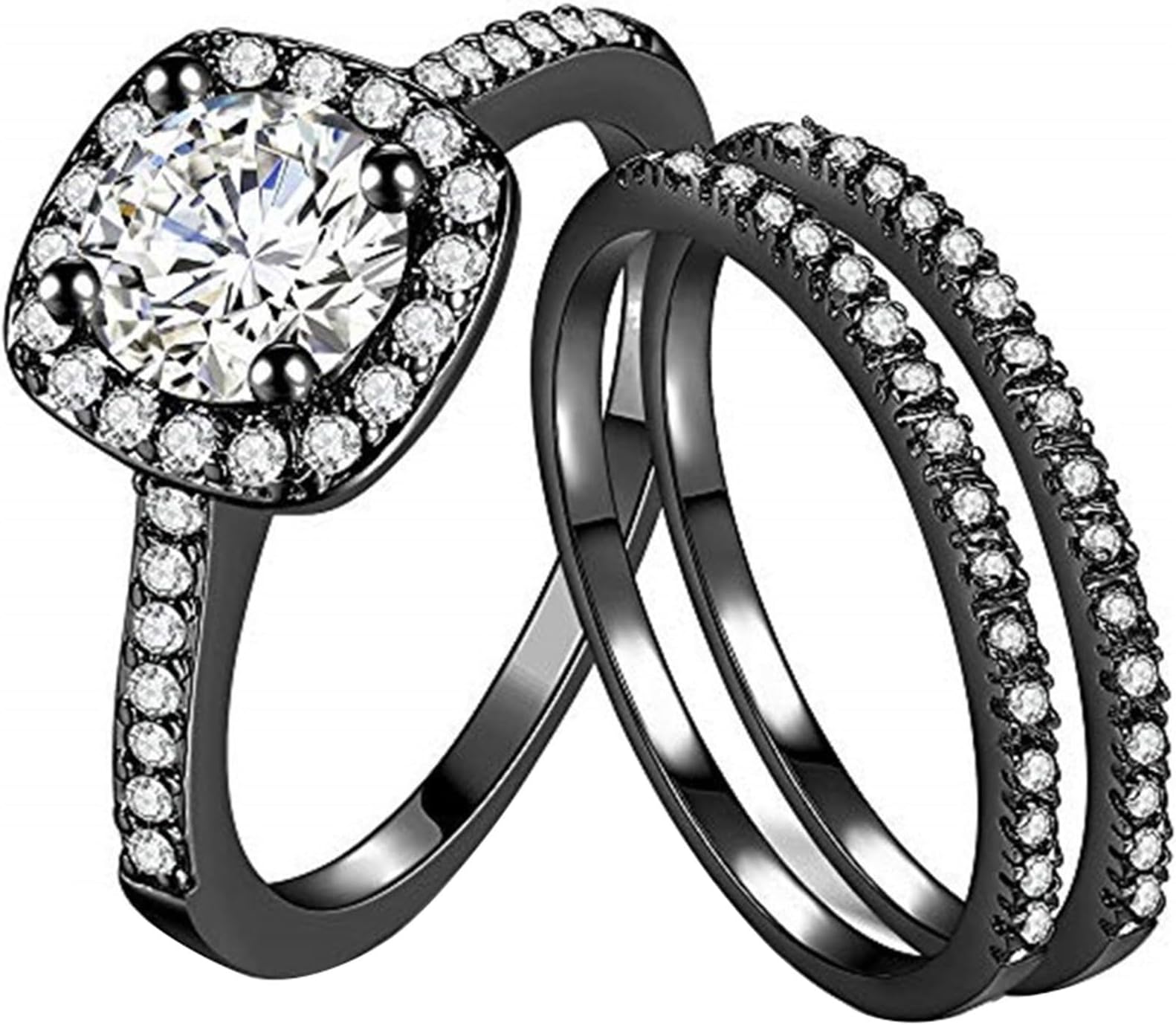 Vintage Wedding Ring Guard Enhancers Engagement Rings For Women Sterling Silver plus Size Rings for Women