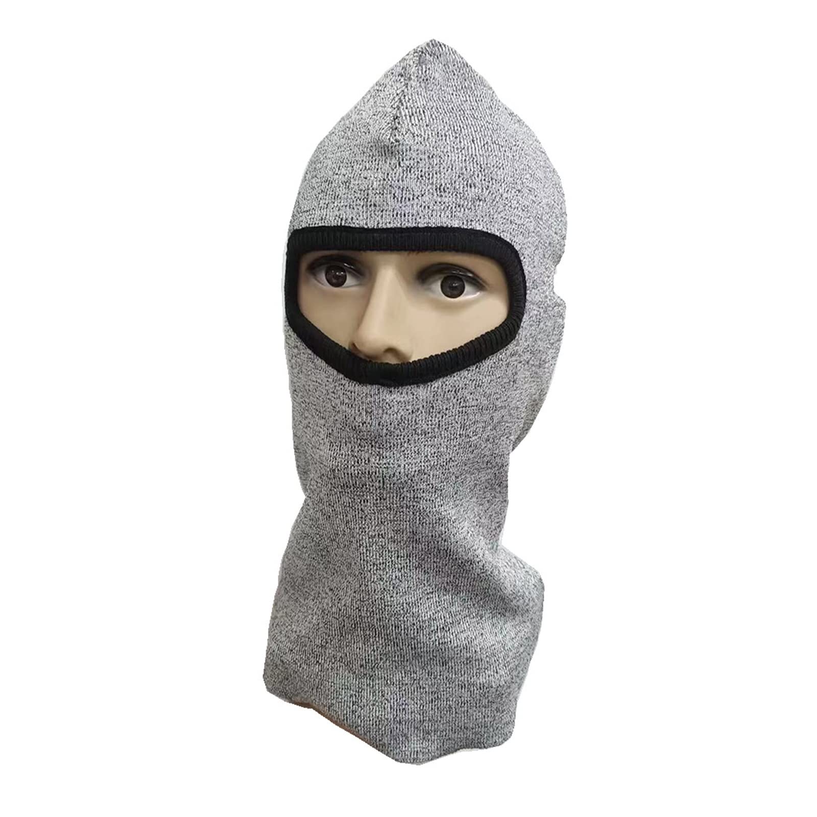 Couvre-chef résistant aux coupures de niveau 5 avec protection du cou à capuchon élastique for la protection de la sécurité de l'entraînement sur le terrain, Abrasion supérieure et durable