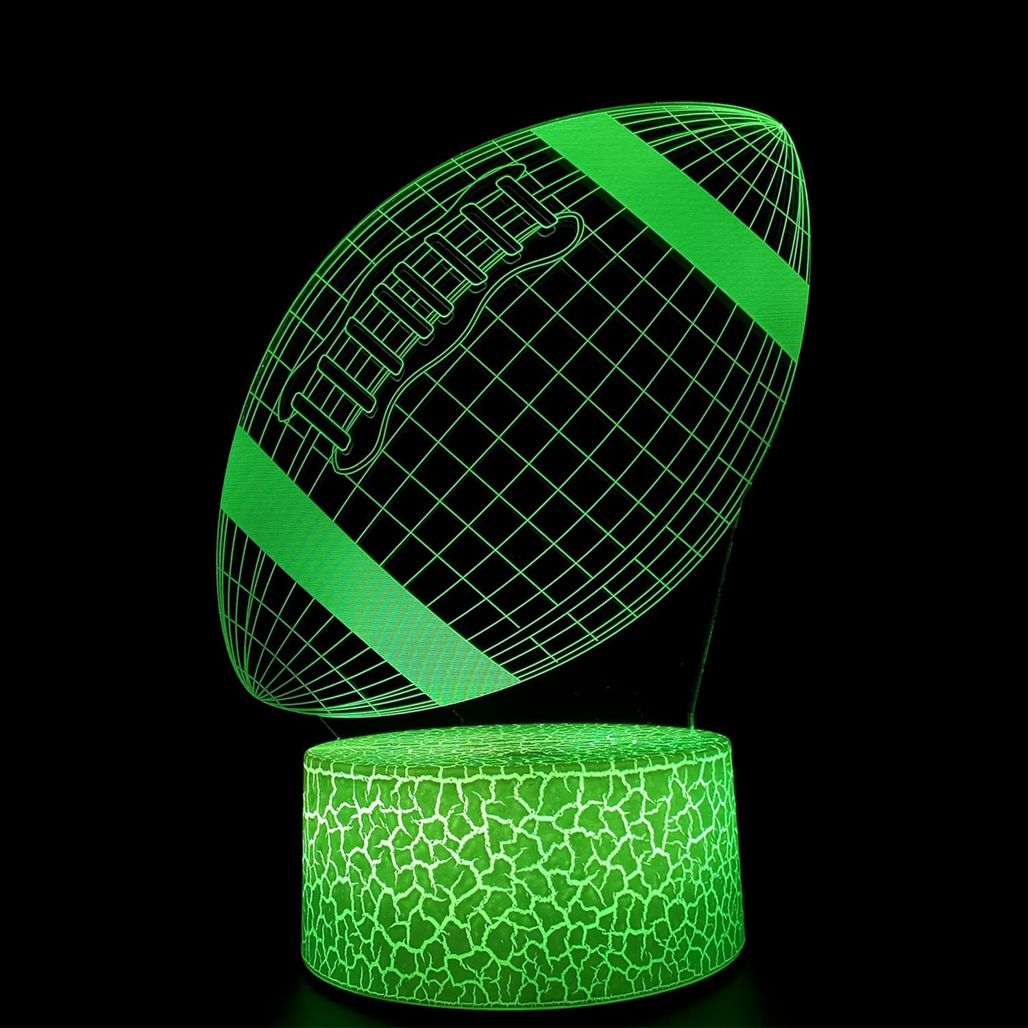 3D Optical Illusion Night Lights Visual Creative LED Desk Lamp Remote Control and Touch Control 7 or 16 Colors Change USB Powered for Home Decorations or Holiday Kids's Gifts