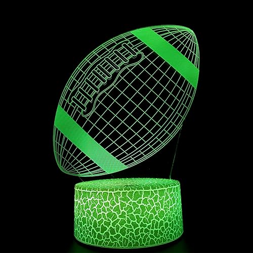 Miniatura 10 de Luces nocturnas de ilusión óptica 3D, lámpara de escritorio LED creativa, control remoto y control táctil, 7 o 16 colores cambian con alimentación