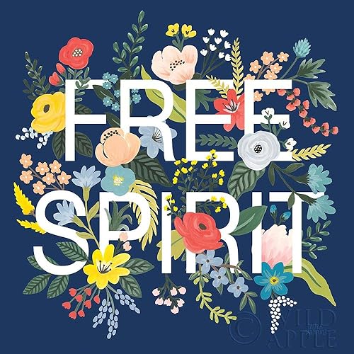 Posterazzi PDX56469SMALL Wild Garden II - Póster impreso de Laura Marshall, 18 x 18, multicolor