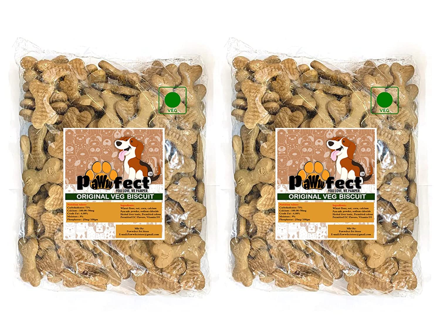 Pawwfect® Veg Dog Biscuits Combo Offer 2KG (1KG+1KG) (B0B7S96VC8) Amazon Price History, Amazon Price Tracker