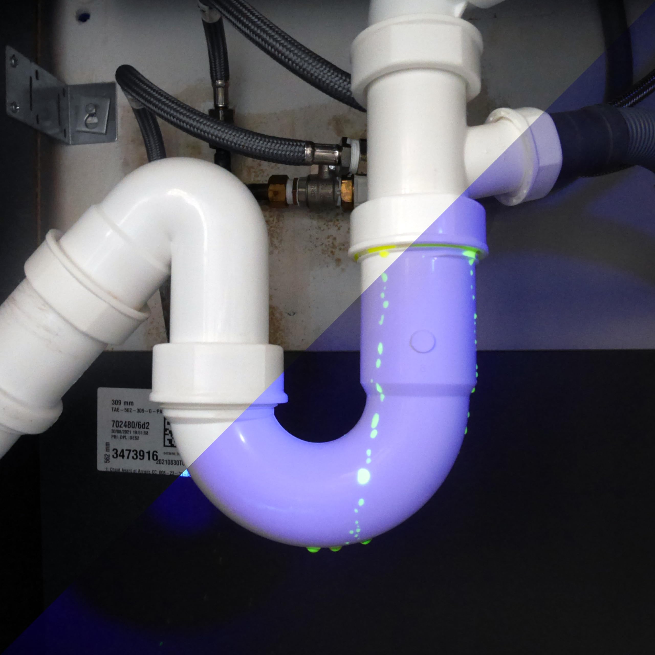 Fluorescein DOSIDIAG Intense Tracer for Leak Detection: Swimming Pool, Spa, Plumbing, Roofing, Car, Red - Image 4