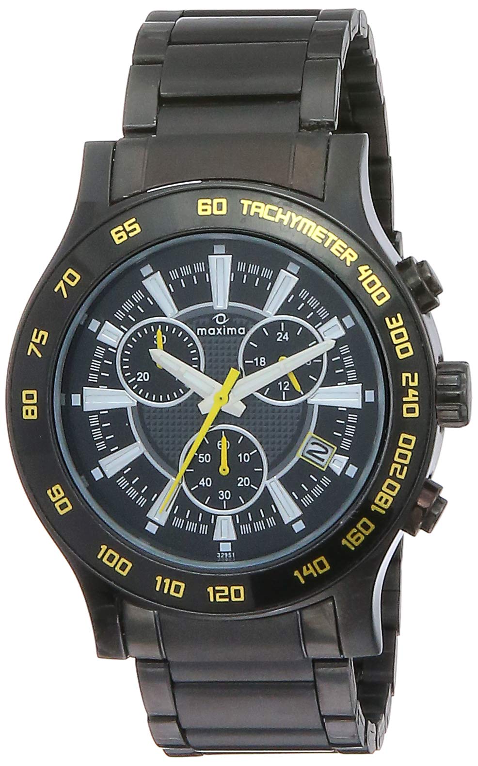 See full amazon price history chart for Maxima Stainless Steel Analog Black Dial Women Watch-32951Cmgb, Gold Band Maxima Stainless Steel Analog Black Dial Women Watch-32951Cmgb, Gold Band (B010AAWQTM) Amazon Price History, Amazon Price Tracker