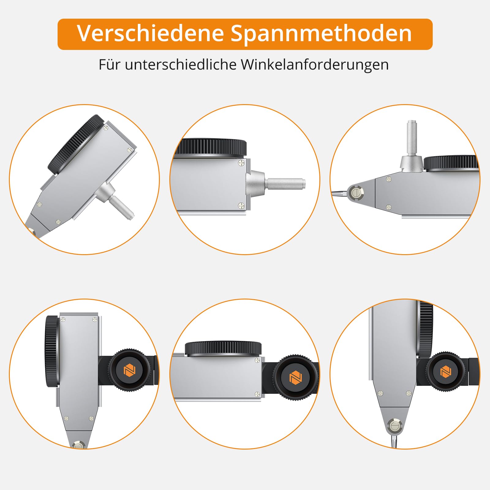 Neoteck Hebel Messuhr mit Magnetstativ Magnetfuß Messtaster 0-0,8 mm Genauigkeit 0,01 mm, Zentralklemmung Messuhrhalte für Messuhr