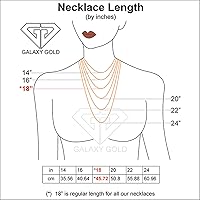 Vista 7 de Galaxy Gold GG Conjunto de joyas de oro macizo de 14 quilates collar con colgante de granate Briolette natural y aretes colgantes