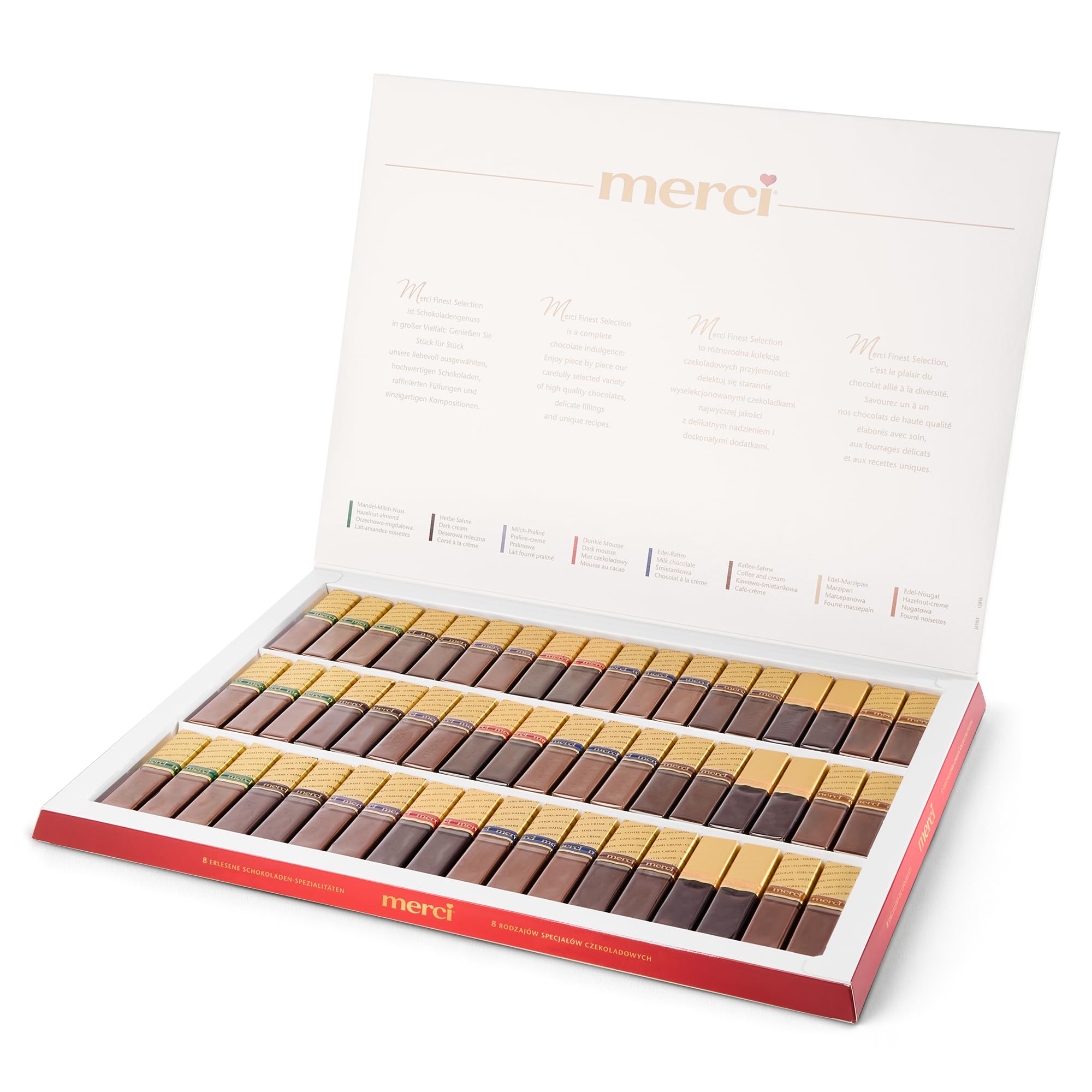Coffret cadeau chocolat personnalisé Merci - Personnalisez votre sélection de chocolats Merci le cadeau parfait pour les femmes cadeau pour les hommes (675 grammes, Merci)