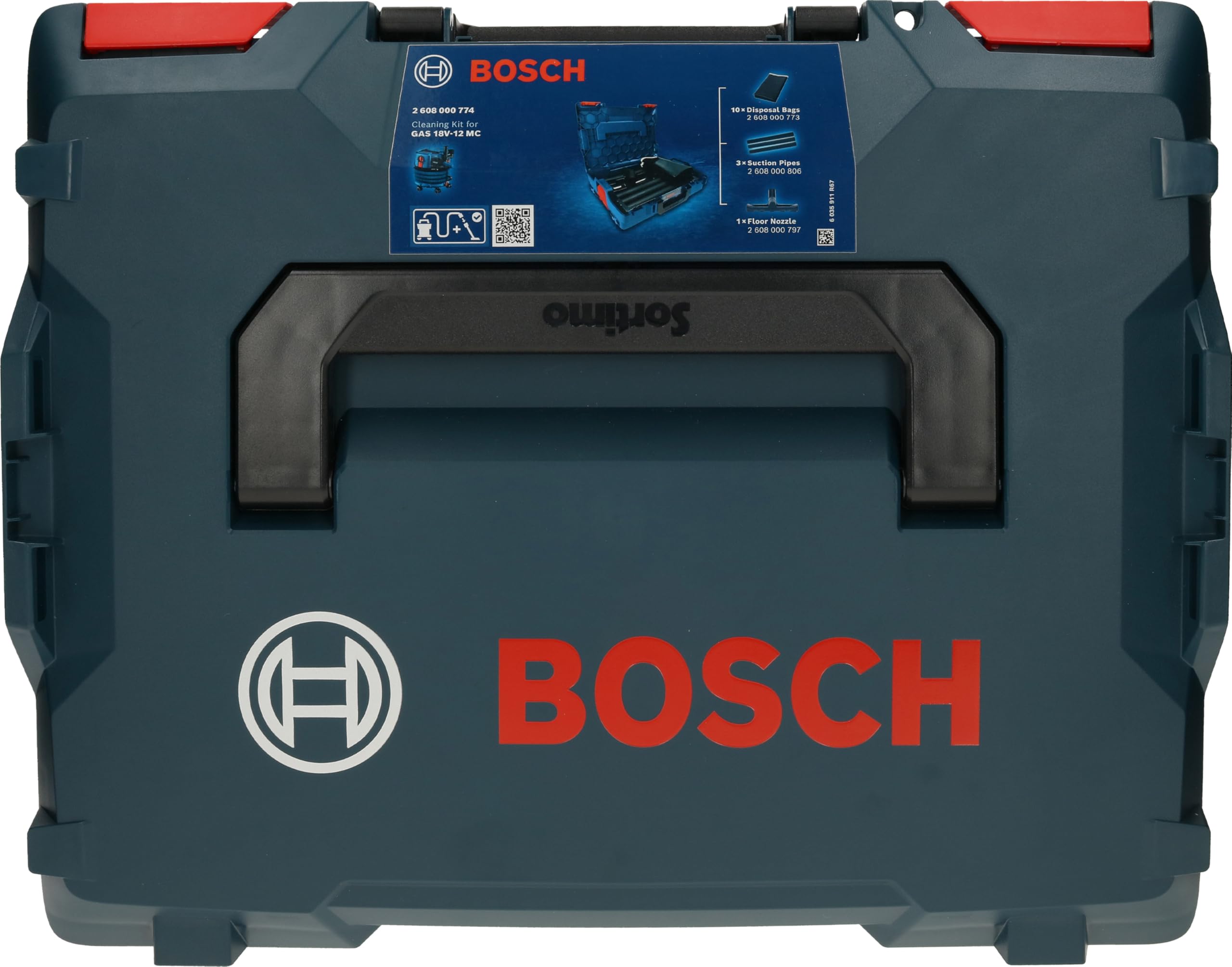 Bosch Pro 1 x Kit de Limpieza (para Gas 18V-12 MC, L-Boxx, Accesorios de aspiradora)