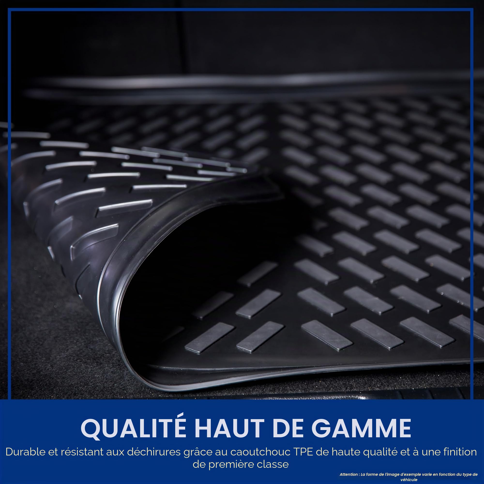 ELMASLINE Bac de Coffre 3D pour Dacia BIGSTER 2025-2026 (Plancher de Chargement inférieur) | Accessoires de Tapis de Coffre