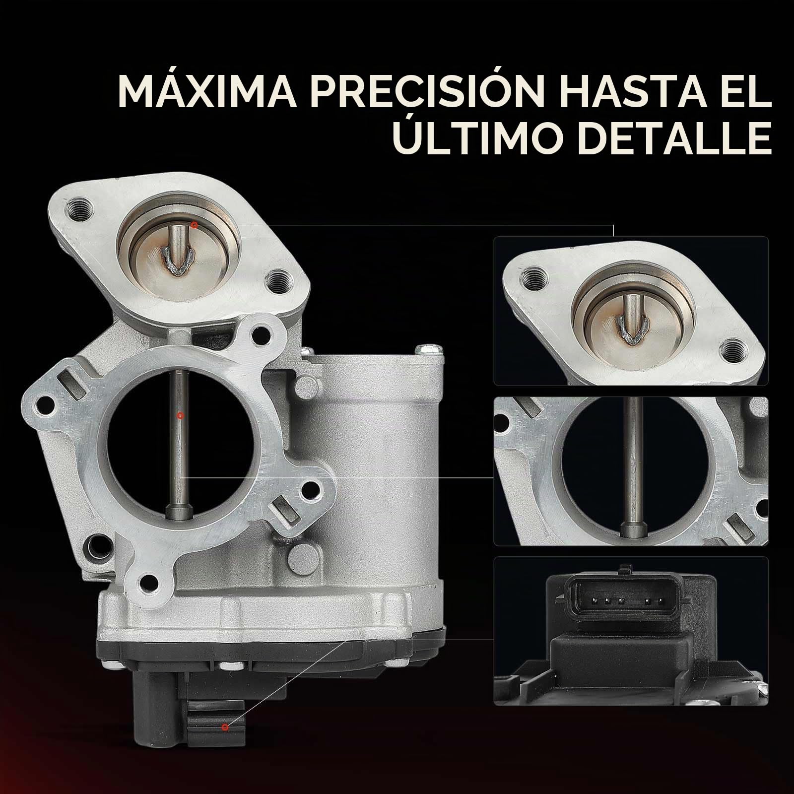 Frankberg Válvula EGR de recirculación de gases de escape 95508569 | Compatible con: Grand Scénic III JZ0/1, Plataforma plana/chasis NV400 X62 X62B, M.e.g.a.n.e CC EZ0/1, Caja NV400 X62 X62B