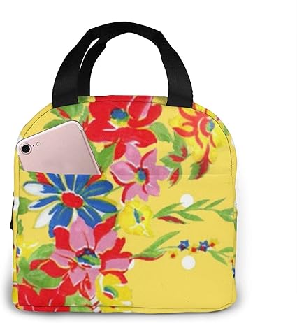 Amazon Tanaka ヴィンテージフローラ ランチバッグ ランチトート 保冷 保温 ファスナー メンズ 大きめ 大容量 縦長 がま口 お弁当 ランチ バッグ ペットボトル ランチバッグ ランチ巾着 ランチベルト オンライン通販