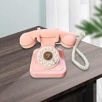 Amazon | QHStealthy コード付きレトロ電話アンティーク電話