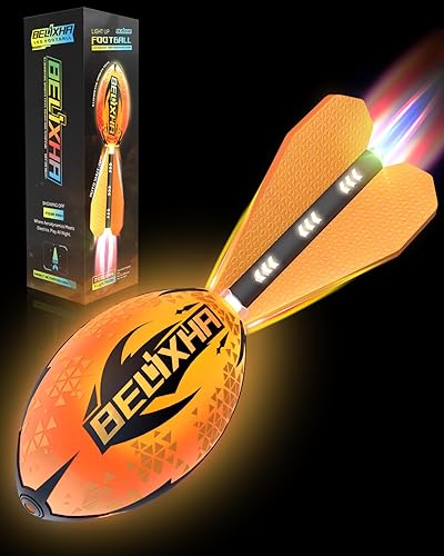 Balón de fútbol recargable que brilla en la oscuridad para niños de 8 a 12 años, bola de espuma LED activada por movimiento con apagado automático,