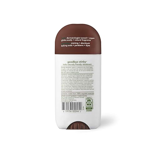 Miniatura 10 de hello Desodorante con manteca de karité para mujeres y hombres protección contra olores las 24 horas coco dulce cítricos frescos y limpio fresco sin