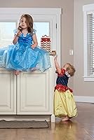 Vista 6 de Little Adventures Disfraz de princesa de Cenicienta mariposa para niñas