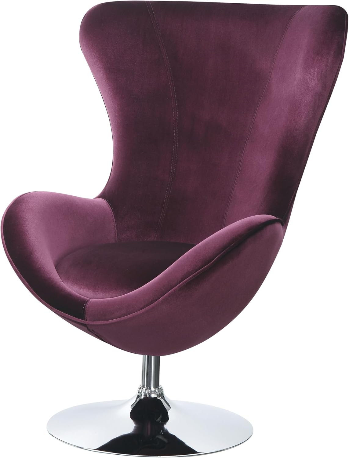 Furniture of America Innah Collection Living Room Chair, Purple