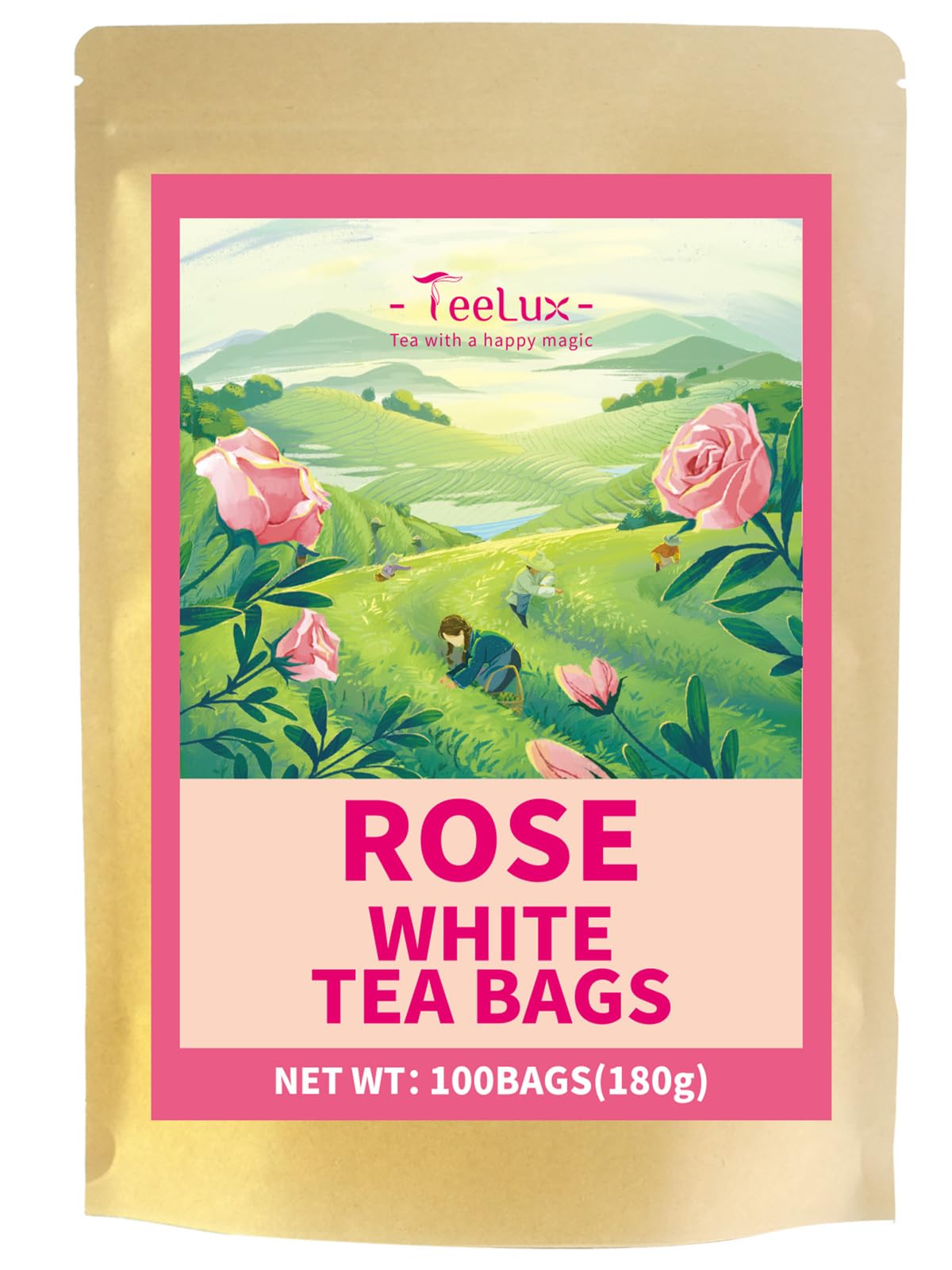 TeeLux Dandelion Leaf & Root Tea Bags 100 Count, Vegan, Rich Flavor, Premium Dandelion Tea, Natural Caffeine Free Herbal Tea — view 57