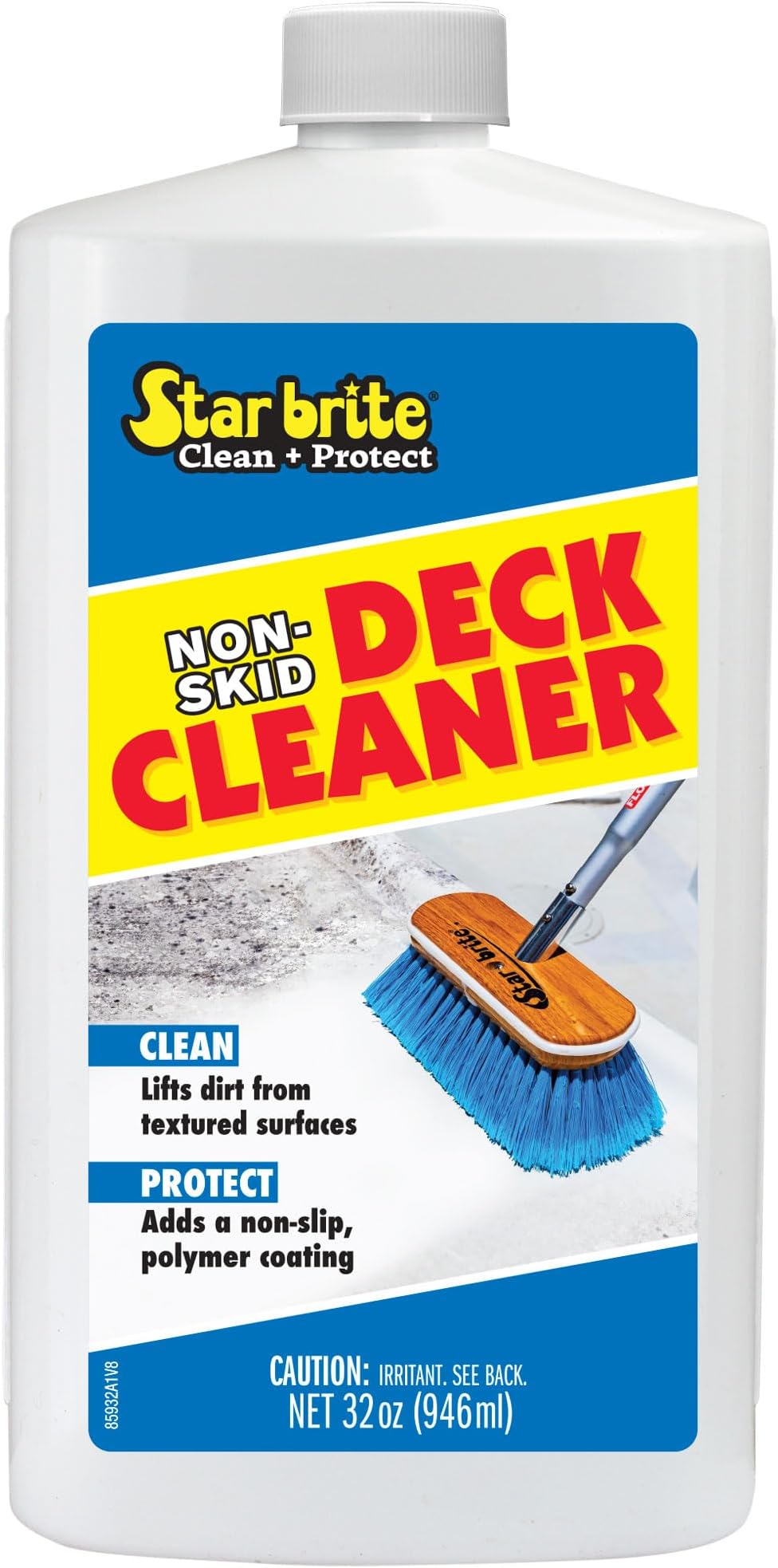Starbright Non Skid Deck Cleaner, 33.8 fl oz (960 ml), Deck Detergent