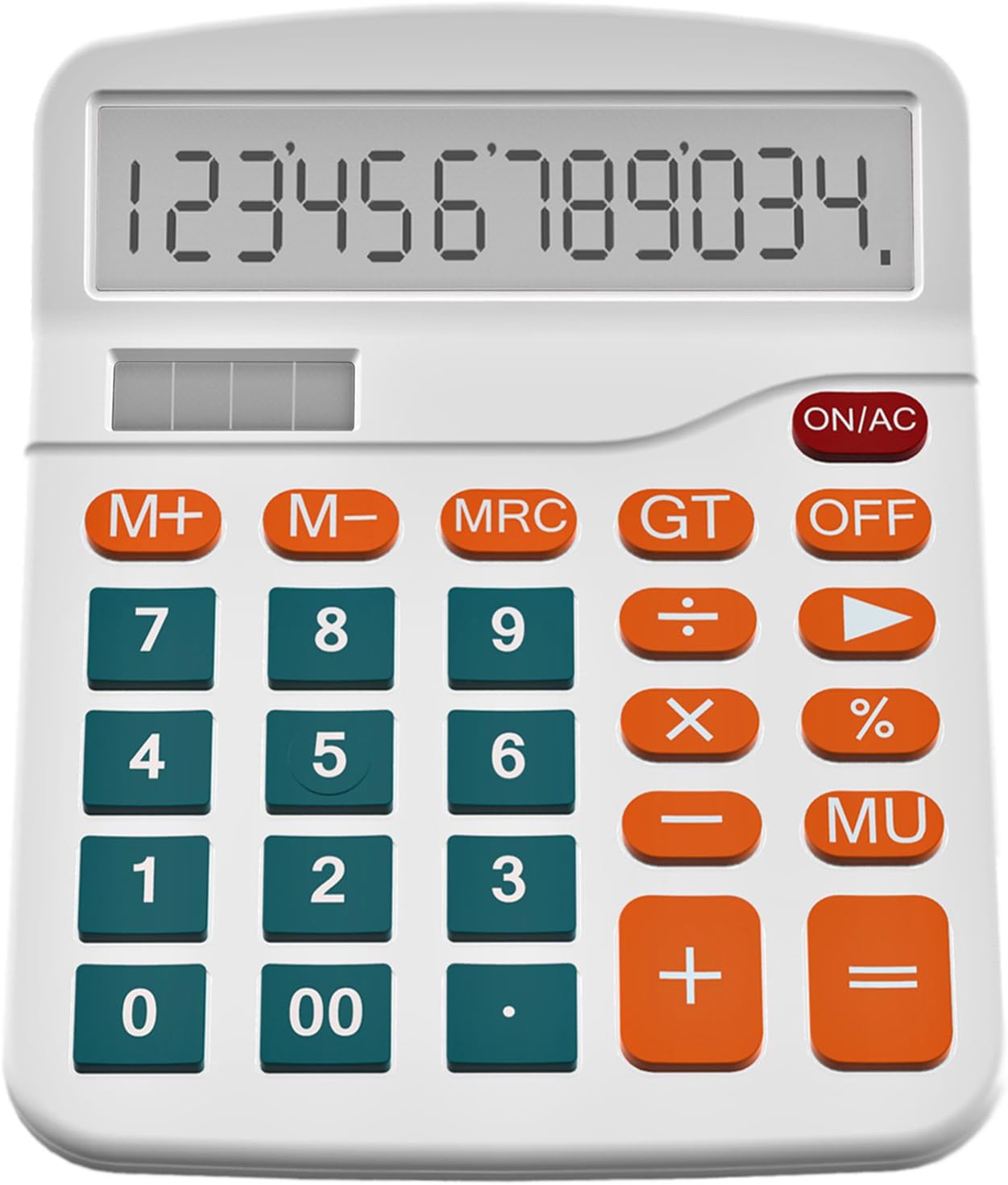 Calculator, Standard Function Desktop Calculator, White