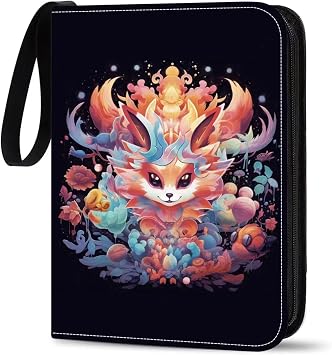 Trading Card Binder, 9 Pockets, 50 Detachable Sleeves, Card Favorites Album for Football Cards, Baseball Cards, Mtg Card Games, Dutch Blitzkrieg Card Games, etc 9 pockets