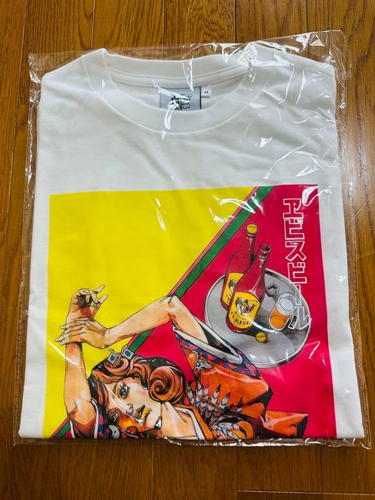 Amazon.co.jp: エビスビール×荒木飛呂彦コラボ 書き下ろしTシャツ