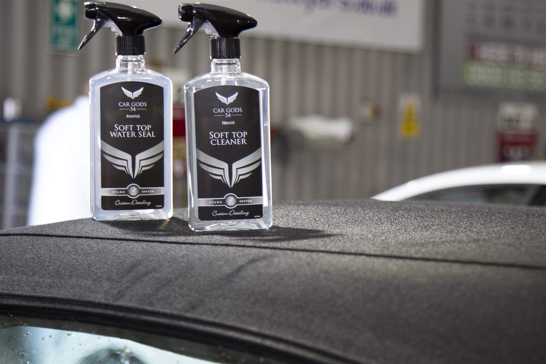 Car Gods Fabric Vinyl Convertible Soft Top Cleaner Cabriolet Roof 500ml