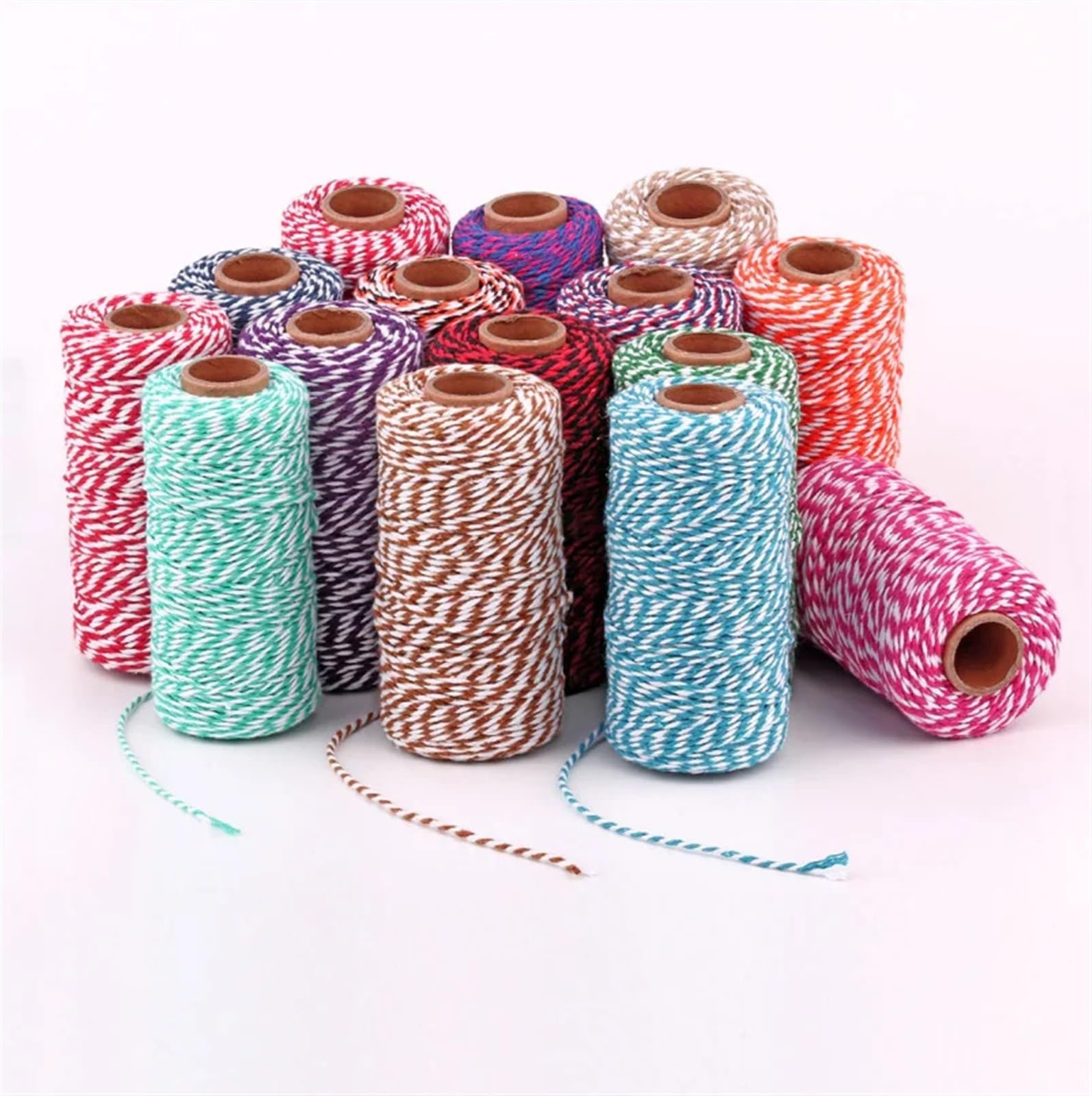 Cafuné Macrame Koord   Premium  2mm Fuchsia 230m 250 Gr Gevochten Koord Gerecycled Katoen Koord Macrame Haken Touw Garen