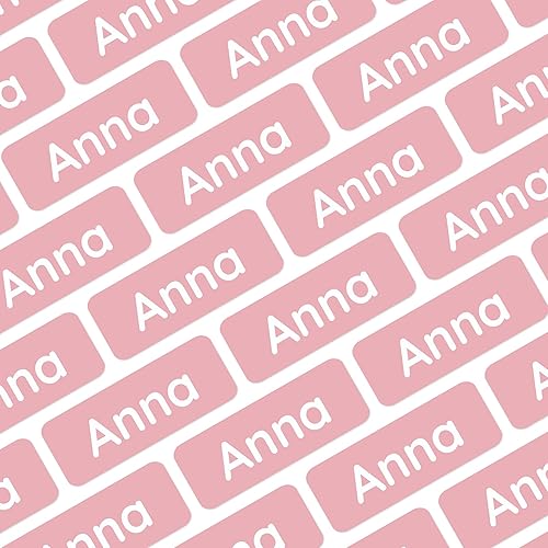 Miniatura 7 de Teddylabels - 175 etiquetas adhesivas de nombre pequeñas (0.63 x 0.24 pulgadas) para etiquetar tus objetos más pequeños. Etiquetas adhesivas